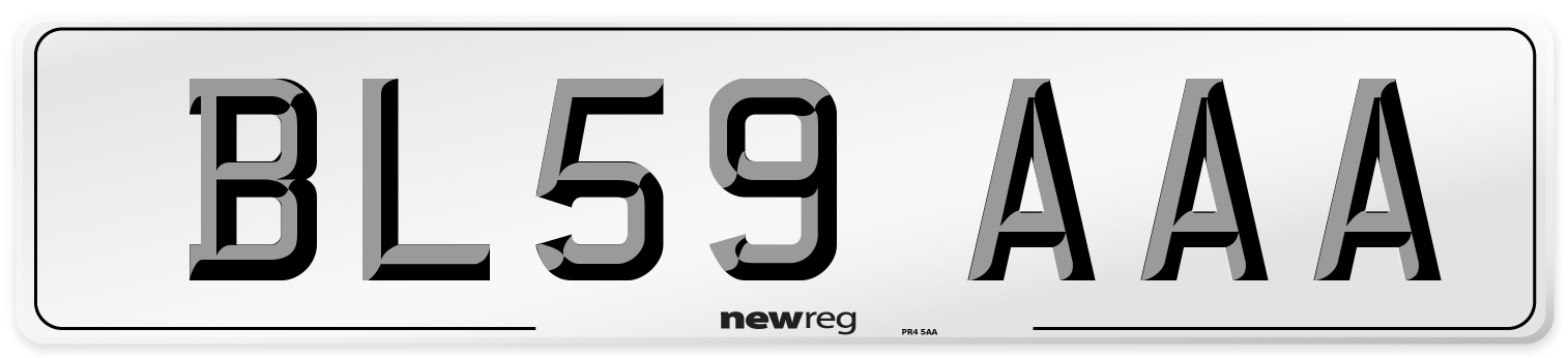 BL59 AAA Number Plate from New Reg